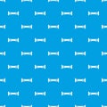 Smart scooter pattern seamless blue