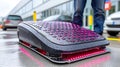 Smart Self-Repairing Road Illuminated by LEDs