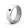 Smart sleep tracker ring with sleep cycle data and tips Royalty Free Stock Photo