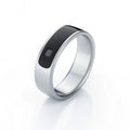 Smart sleep tracker ring with sleep cycle data and tips Royalty Free Stock Photo