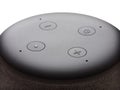 Smart speaker closeup isolated