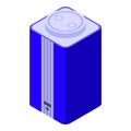 Smart speaker icon isometric vector. Ai voice device