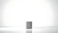 Smart Speaker on White Wireless Audio Technology, Minimalist Design Royalty Free Stock Photo