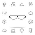 smart sunglasses icon. New Technologies icons universal set for web and mobile