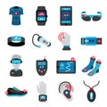 Smart Technology Flat Icons Set