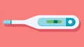 Smart Thermometer An advanced digital thermometer with a sleek design displaying temperature readings in an easytoread