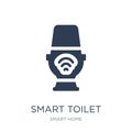 smart Toilet icon. Trendy flat vector smart Toilet icon on white