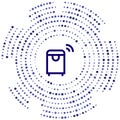 smart trash vector icon. smart trash editable stroke. smart trash linear symbol for use on web and mobile apps, logo, print media