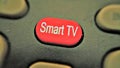 Smart TV button Royalty Free Stock Photo