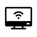 Smart tv icon Royalty Free Stock Photo