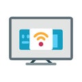 Smart tv icon Royalty Free Stock Photo