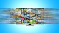 Smart TV and Internet broadband streaming entertainment