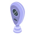 Smart video security icon, isometric style Royalty Free Stock Photo