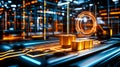 Smart warehouse management system using augmented reality technology to identify package picking and delivery . Future