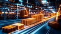 Smart warehouse management system using augmented reality technology to identify package picking and delivery . Future