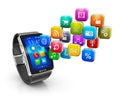 Smart watch applications concept