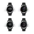 Smart Watch with Digital Display Set Royalty Free Stock Photo