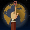 Smart watch and Earth