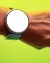 Smart watch on hand Royalty Free Stock Photo