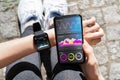 Smart Watch Health Gadget For Running