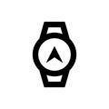 Smart watch icon. Compass sign Royalty Free Stock Photo