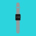 Smart watch icon, time, technology concept, vector, illustration