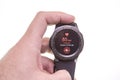 Smart watch measuring heart rate