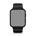 Smart watch realistic device - vector