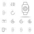 smart watch setting icon. web icons universal set for web and mobile Royalty Free Stock Photo