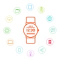 Smart Watch Technology Electronic Device Apps