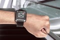 Smart watch with unread message icon