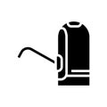 smart water dispenser home glyph icon vector illustration