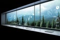 smart window a window with built in sensors and displays offerin