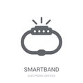 Smartband icon. Trendy Smartband logo concept on white background from Electronic Devices collection Royalty Free Stock Photo