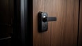 smartlock keyless door Royalty Free Stock Photo