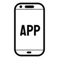 Smartphone app icon
