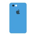 smartphone back cover similar to apple iphone 5c illustration