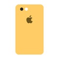 smartphone back cover similar to apple iphone 5c illustration