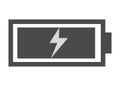 Smartphone battery charge level icon vector. Indicator battery illustration symbol Royalty Free Stock Photo