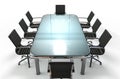 Smartphone Boardroom Table And Chairs