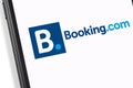 Booking logo on the screen