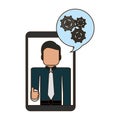 Smartphone business chat