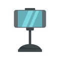 Smartphone car holder icon flat isolated vector Royalty Free Stock Photo