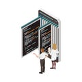 Smartphone Code Library Composition Royalty Free Stock Photo