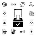 Smartphone dating application icon. Mobile concept icons universal set for web and mobile