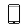 Smartphone device tech line style icon