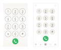 Smartphone dial keypad