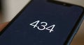 Smartphone Displaying HTTP 434 Error Code: Request Header Fields Too Large Royalty Free Stock Photo
