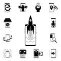 Smartphone, envelope, sms icon. Mobile concept icons universal set for web and mobile