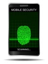 Smartphone fingerprint security isolated